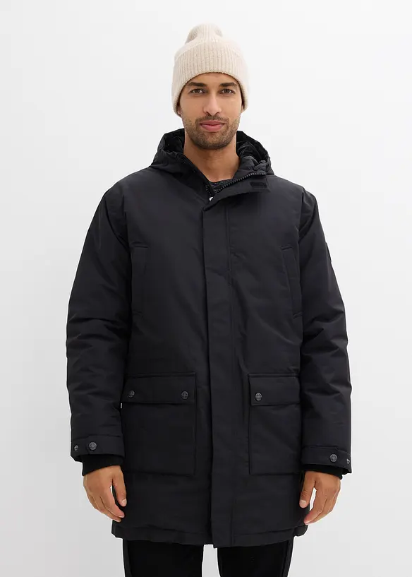 Parka thermo hybride Premium avec duvet recyclé, intérieur matelassé, bonprix