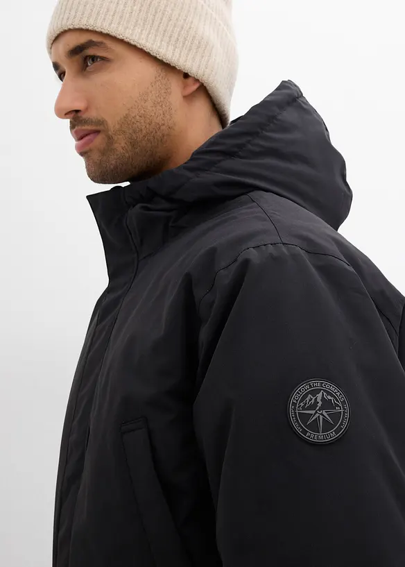 Parka thermo hybride Premium avec duvet recyclé, intérieur matelassé, bonprix