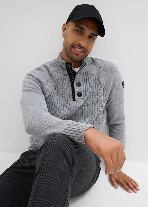 Pull à col montant, bonprix