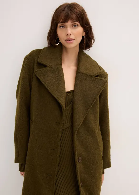 Manteau oversize à boutonnage simple, bonprix