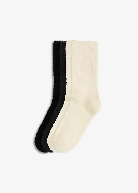 Chaussettes douillettes (lot de 4 paires), bonprix