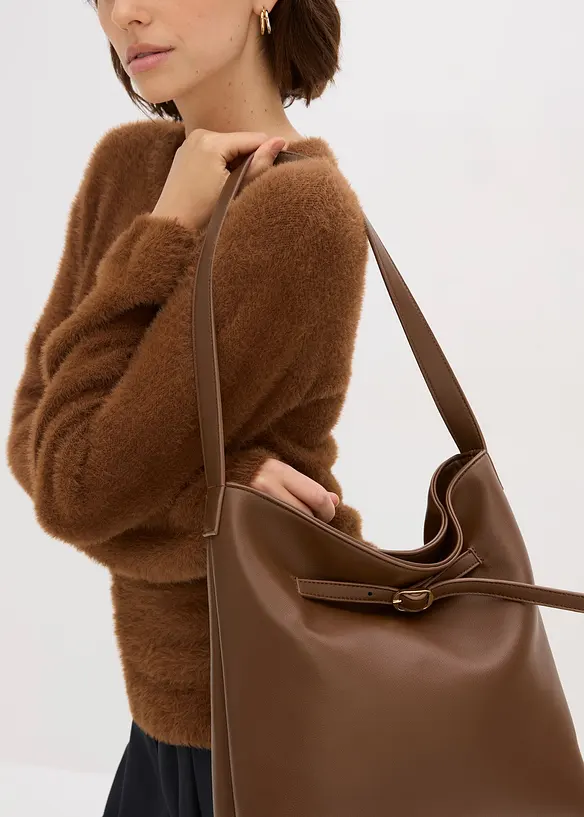 Pull aspect peluche, bonprix
