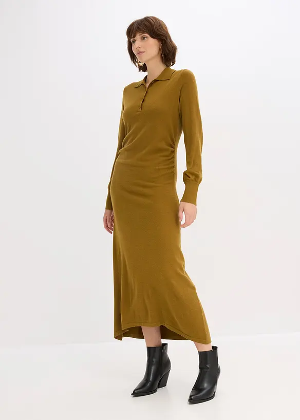 Robe pull douce en viscose majoritaire, bonprix
