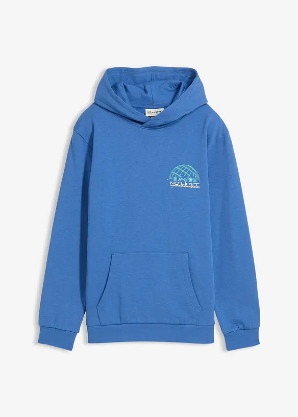 Sweat à capuche 100% coton, bonprix