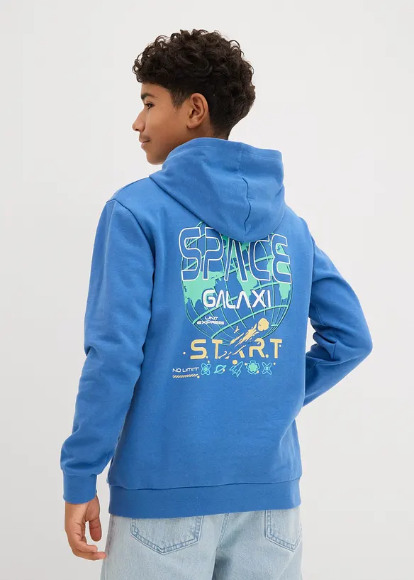 Sweat à capuche 100% coton, bonprix