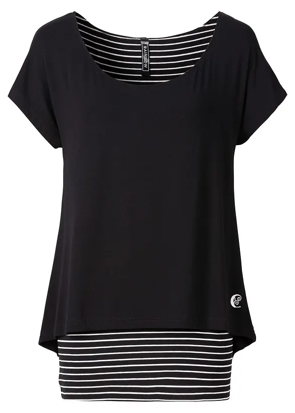 T-shirt 2 en 1, bonprix
