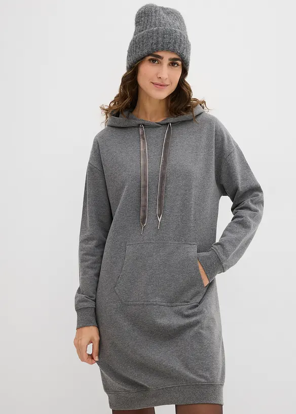 Robe en molleton de coton mélangé, bonprix