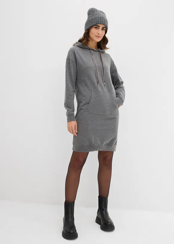 Robe en molleton de coton mélangé, bonprix
