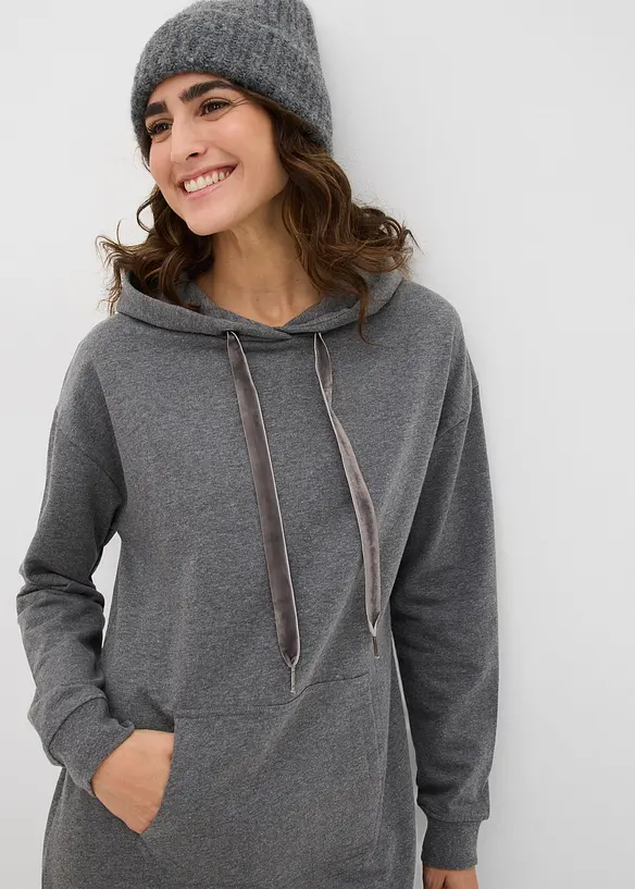Robe en molleton de coton mélangé, bonprix
