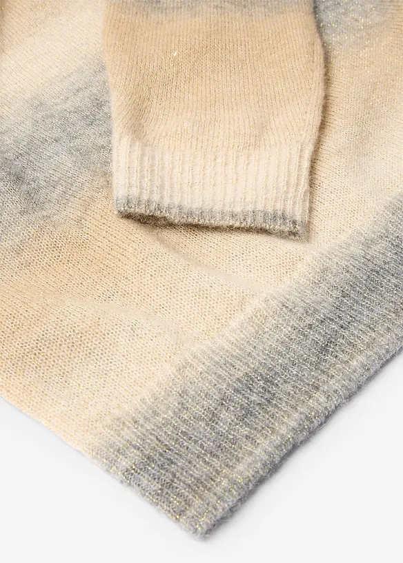 Pull en laine mélangée avec fil lurex, bonprix