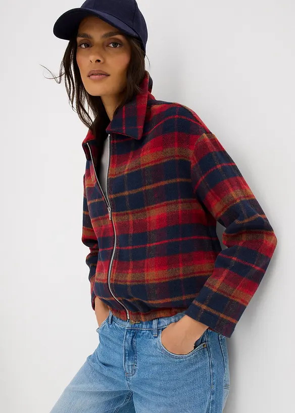 Blouson aspect laine, bonprix