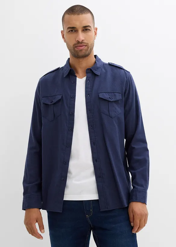 Chemise en flanelle 100% coton, bonprix
