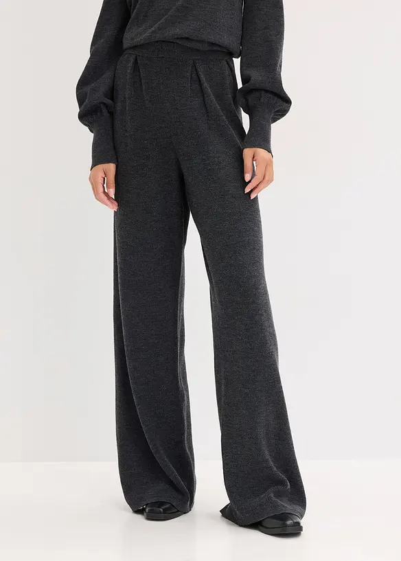 Pantalon en fine maille, bonprix