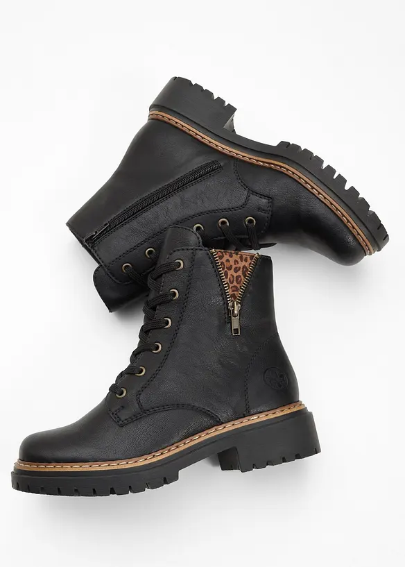 Boots à lacets Rieker, Rieker