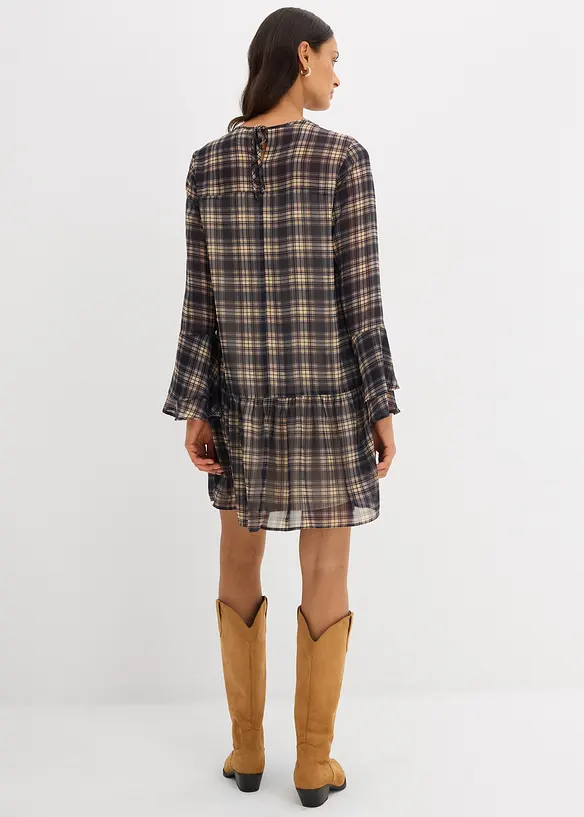 Robe en voile à volants, bonprix