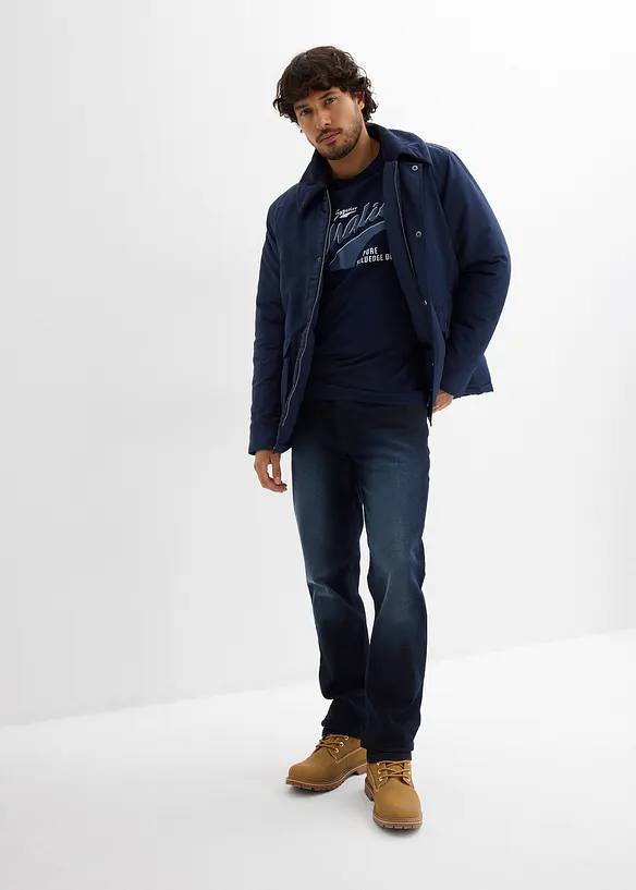 Jean droit extensible coupe confort, regular, bonprix
