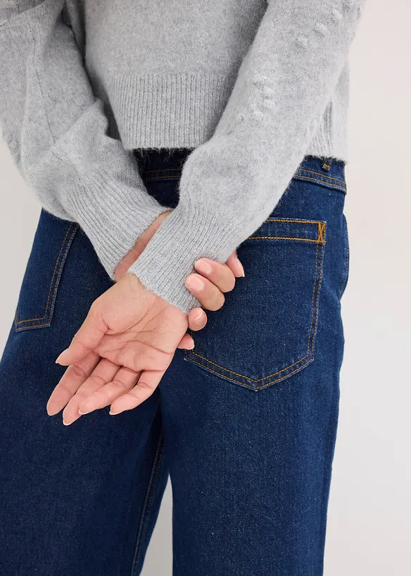 Gilet en maille ajourée, bonprix