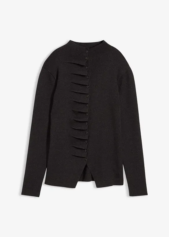 Gilet en fine maille de viscose mélangée, bonprix