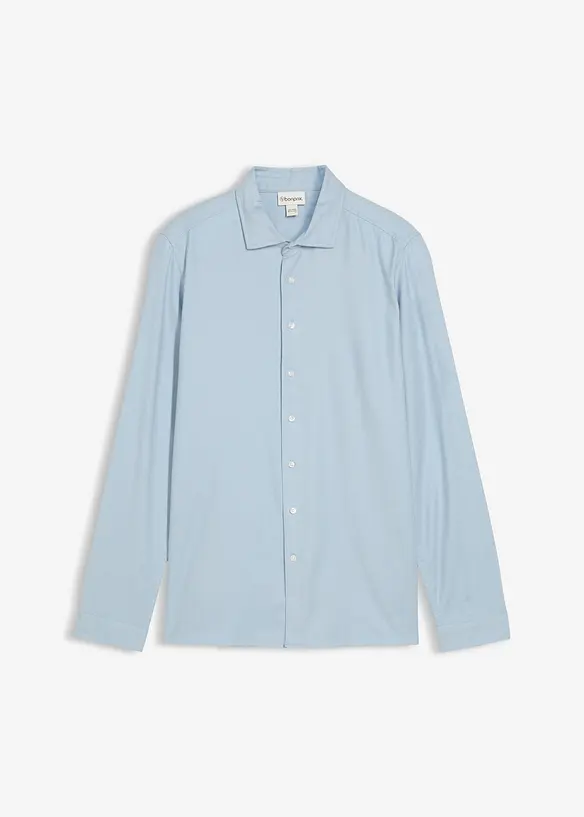 Chemise business en flanelle 100% coton, Slim, bonprix