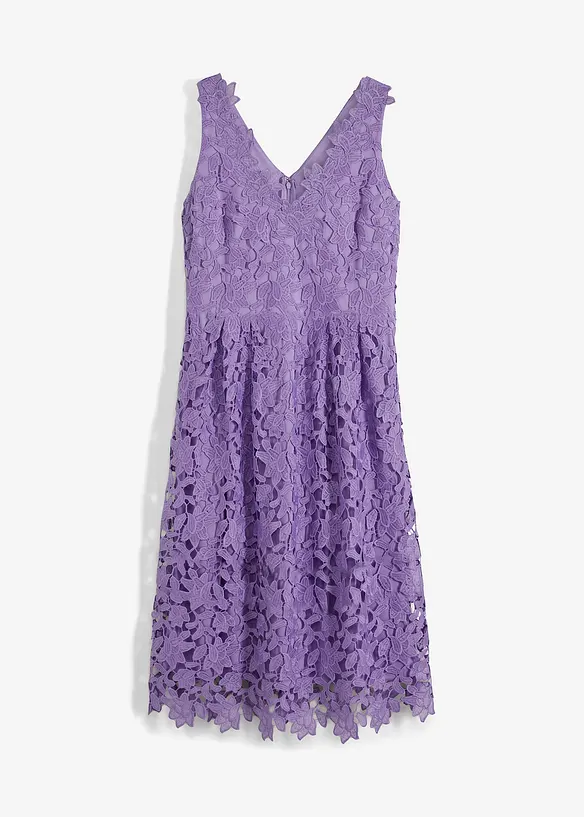 Robe en dentelle avec empiècement au crochet, bonprix