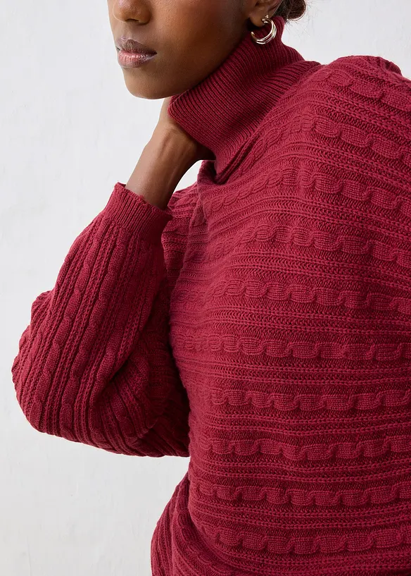 Pull oversize en laine mérinos, bonprix