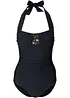 Maillot 1 pièce sculptant, maintien léger, bonprix