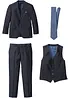 Costume 4 pièces regular avec gilet et cravate, bonprix