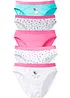 Lot de 5 slips coton, bonprix