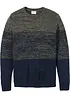 Pull en coton mélangé, coupe ventre confort, bonprix