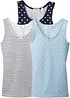 Lot de 3 maillots de corps en coton doux, bonprix