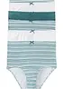 Lot de 6 slips taille haute, bonprix