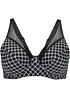 Soutien-gorge minimiseur avec mesh, bonprix