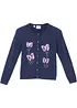 Gilet fille en fine maille à sequins, bonprix