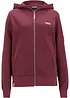 Sweat zippé à capuche, 100% coton, bonprix