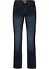 Jean droit slim, taille mi-haute, extensible, bonprix
