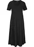 Robe en jersey de coton, longueur midi, bonprix