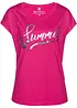 T-shirt avec inscription à sequins, bonprix