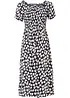 Robe midi 100% viscose, bonprix