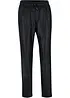 Pantalon enduit à taille élastiquée, bonprix