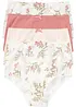 Lot de 4 slips taille haute, bonprix