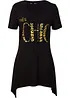 T-shirt à pans avec imprimé foil, bonprix