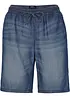 Short en denim léger avec lin, bonprix