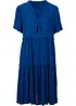 Robe en crépon de viscose, longueur genou, détail encolure, bonprix