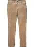 Pantalon en velours côtelé extensible et confortable, Slim, bonprix