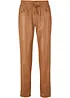 Pantalon enduit à taille élastiquée, bonprix