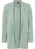 Blazer long en jersey avec poches, bonprix