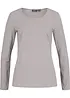 Lot de 2 T-shirts manches longues, bonprix