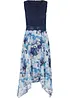 Robe en mousseline avec dentelle, bonprix