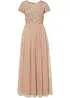 Robe longue brodée de sequins, bonprix