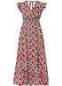 Robe midi à manches papillon, bonprix